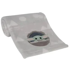 Lambs &amp; Ivy - cobertor aplicado para bebê, The Child Baby Yoda