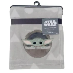 Lambs &amp; Ivy - cobertor aplicado para bebê, The Child Baby Yoda