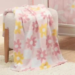 Lambs &amp; Ivy - Cobertor Daisy Dreams