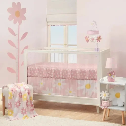 Lambs &amp; Ivy - Conjunto de cama de 3 peças, Daisy Dreams