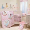 Lambs &amp; Ivy - Conjunto de cama para berço de bebê com 3 peças das princesas da Disney