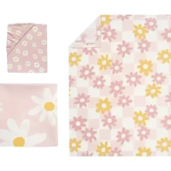 Lambs &amp; Ivy - Conjunto de cama de 3 peças, Daisy Dreams