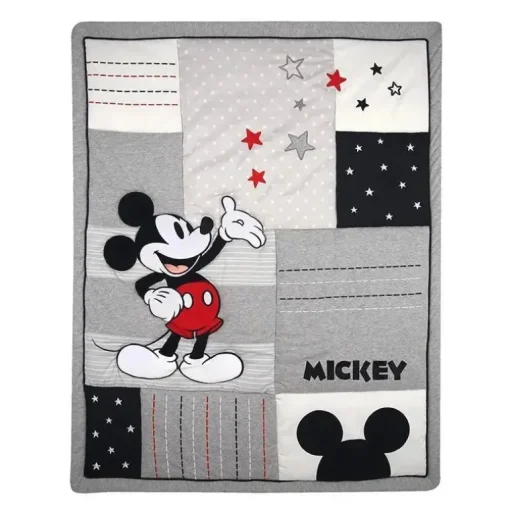 Lambs &amp; Ivy - Conjunto de cama mágico Mickey Mouse 3 peças