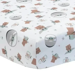Lambs &amp; Ivy - Conjunto de cama para berço de bebê 3Pk Star Wars The Child Baby Yoda