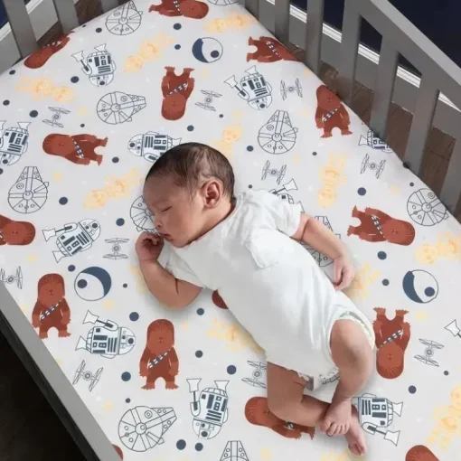 Lambs &amp; Ivy - Conjunto de cama para bebê 3Pk Star Wars Millennium Falcon