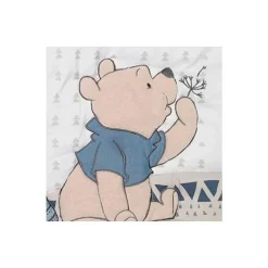 Lambs &amp; Ivy - Conjunto de cama para berço de bebê Disney Forever Pooh 3Pk, azul