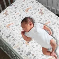 Lambs &amp; Ivy - Conjunto de cama de bebê de 3 peças, Deer Park
