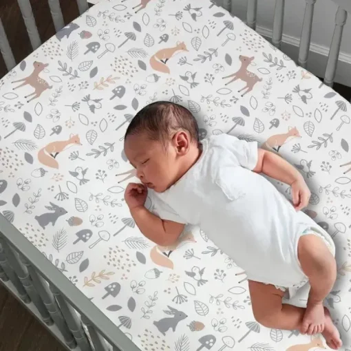 Lambs &amp; Ivy - Conjunto de cama de bebê de 3 peças, Deer Park