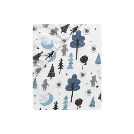 Lambs &amp; Ivy - Conjunto de cama para berço de bebê Disney Forever Pooh 3Pk, azul
