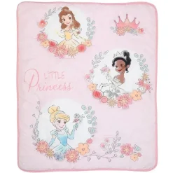 Lambs &amp; Ivy - Conjunto de cama para berço de bebê com 3 peças das princesas da Disney