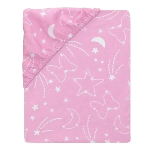Lambs &amp; Ivy - Conjunto de cama para berço de berçário da Disney Baby Minnie Mouse, 4 unidades, rosa
