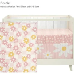 Lambs &amp; Ivy - Conjunto de cama de 3 peças, Daisy Dreams