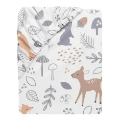 Lambs &amp; Ivy - Conjunto de cama de bebê de 3 peças, Deer Park