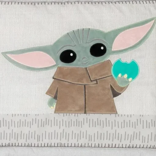 Lambs &amp; Ivy - Conjunto de cama para berço de bebê 3Pk Star Wars The Child Baby Yoda