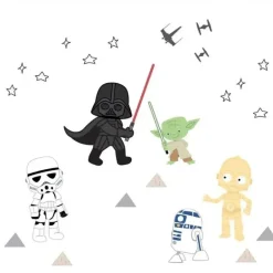 Lambs &amp; Ivy - Decalques de parede clássicos de Star Wars