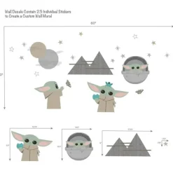 Lambs &amp; Ivy - Decalques de parede, The Child Baby Yoda