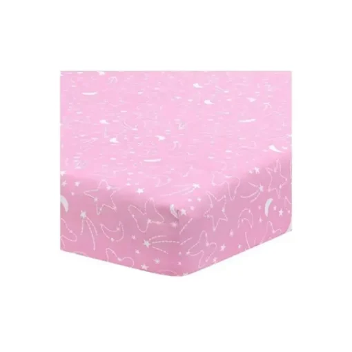 Lambs &amp; Ivy - Lençol Disney Minnie Baby Star para Berço