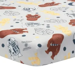 Lambs &amp; Ivy - Lençol de bebê, Stars Wars Millennium Falcon