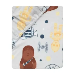 Lambs &amp; Ivy - Lençol de bebê, Stars Wars Millennium Falcon