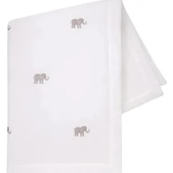 Lambs &amp; Ivy - Linho Branco Cremoso Elefante Exclusivo