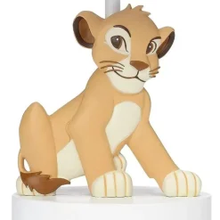 Lambs &amp; Ivy - Lâmpada de aventura do Rei Leão da Disney com sombra e lâmpada
