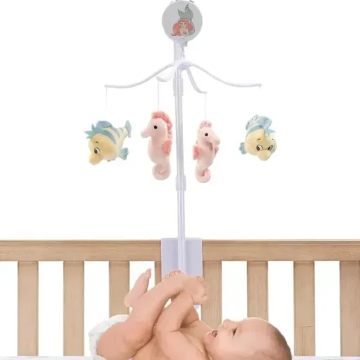 Lambs &amp; Ivy - Originals para dormir Disney Baby A Pequena Sereia Brinquedo musical para berço de bebê