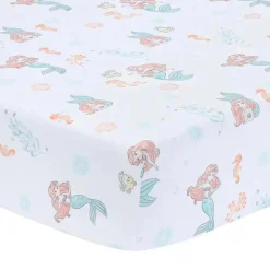 Lambs &amp; Ivy - 3Pk Bedtime Originals Disney Baby A Pequena Sereia Conjunto de Cama para Berço