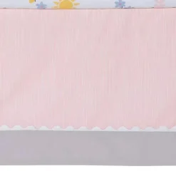 Lambs &amp; Ivy - 3Pk Jazzy Jungle Safari Animals Conjunto de cama para berço rosa