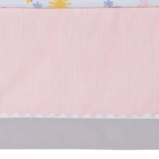 Lambs &amp; Ivy - 3Pk Jazzy Jungle Safari Animals Conjunto de cama para berço rosa