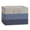 Lambs &amp; Ivy - Recipiente de armazenamento dobrável Blue Ombre
