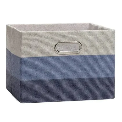Lambs &amp; Ivy - Recipiente de armazenamento dobrável Blue Ombre