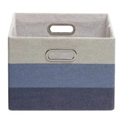 Lambs &amp; Ivy - Recipiente de armazenamento dobrável Blue Ombre