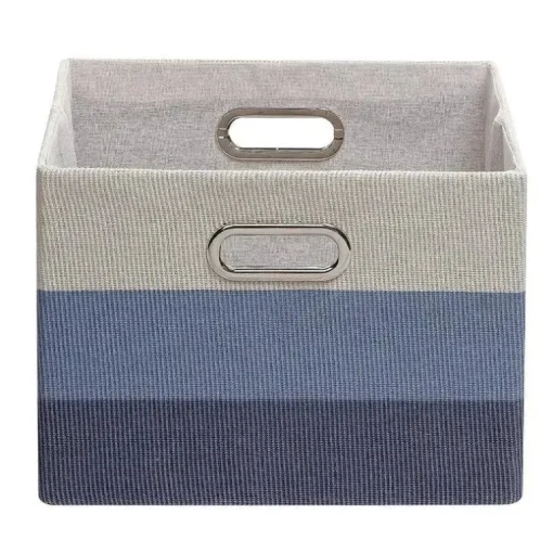 Lambs &amp; Ivy - Recipiente de armazenamento dobrável Blue Ombre