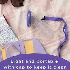 Lansinoh - Bomba de mama manual de silicone para mães que amamentam