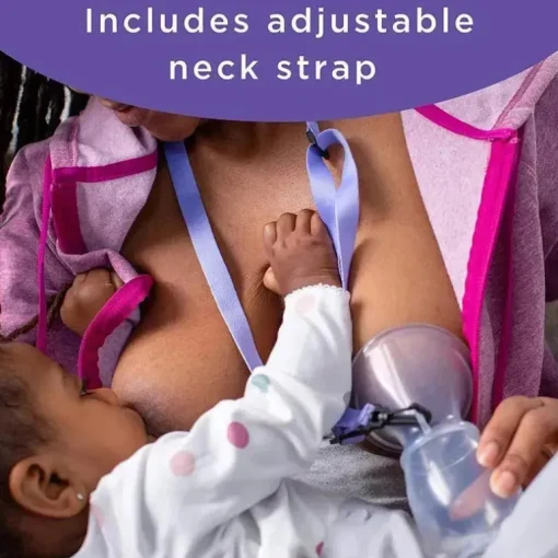 Lansinoh - Bomba de mama manual de silicone para mães que amamentam