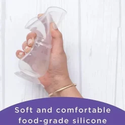 Lansinoh - Bomba de mama manual de silicone para mães que amamentam
