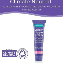 Lansinoh - creme de mamilo de lanolina para enfermagem, 3 mini tubos/0,75 oz