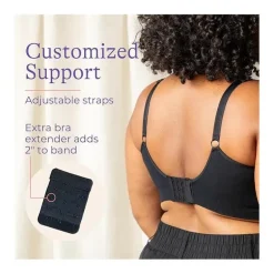 Lansinoh - Kindred Women's Braverly Pumping Bra Busty, Black