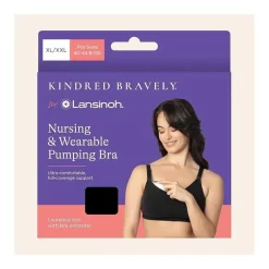 Lansinoh - Kindred Women's Braverly Pumping Bra Busty, Black