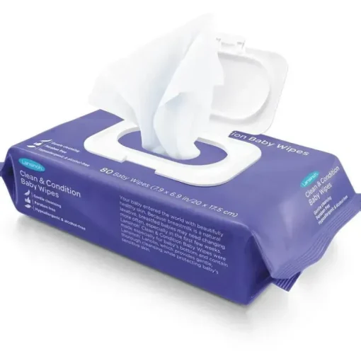 Lansinoh - Lenços umedecidos Clean &amp; Condition 80Ct