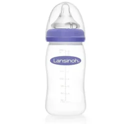 Lansinoh - Mamadeiras com mamilo NaturalWave, 8 onças