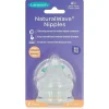 Lansinoh - Mamadeiras de silicone NaturalWAVE 2 unidades, fluxo lento