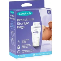 Lansinoh - Saco de Armazenamento de Leite, 25Ct