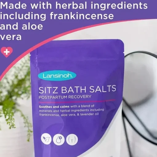 Lansinoh - Sais de banho de assento essenciais pós-parto 10 oz