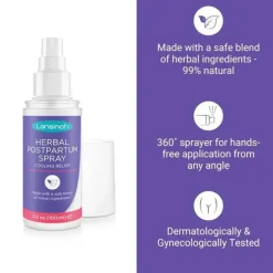 Lansinoh - Spray de alívio pós-parto de ervas
