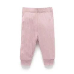 Leggings Pure Baby - Baby Girl Rib, Lavanda