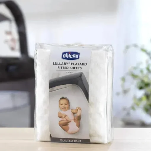 Lençol Chicco Lullaby Playard, Marfim
