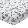 Lençol com elástico para berço Lambs &amp; Ivy Jungle