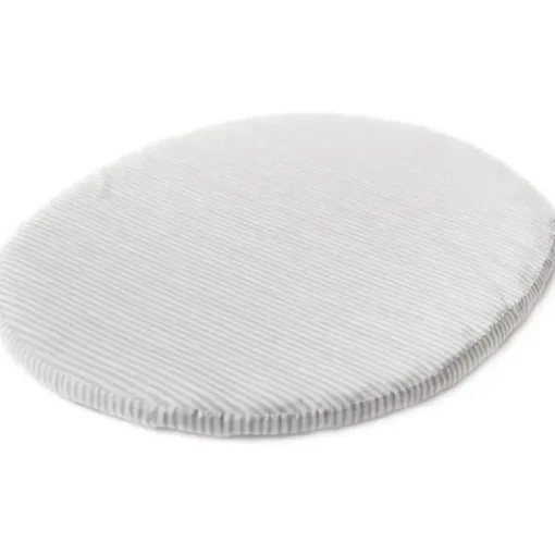 Lençol com elástico Stokke - Sleepi Mini da Pehr, Stripes Away Pebbles