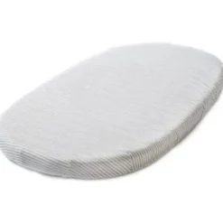 Lençol com elástico Stokke - Sleepi da Pehr, Stripes Away Pebbles
